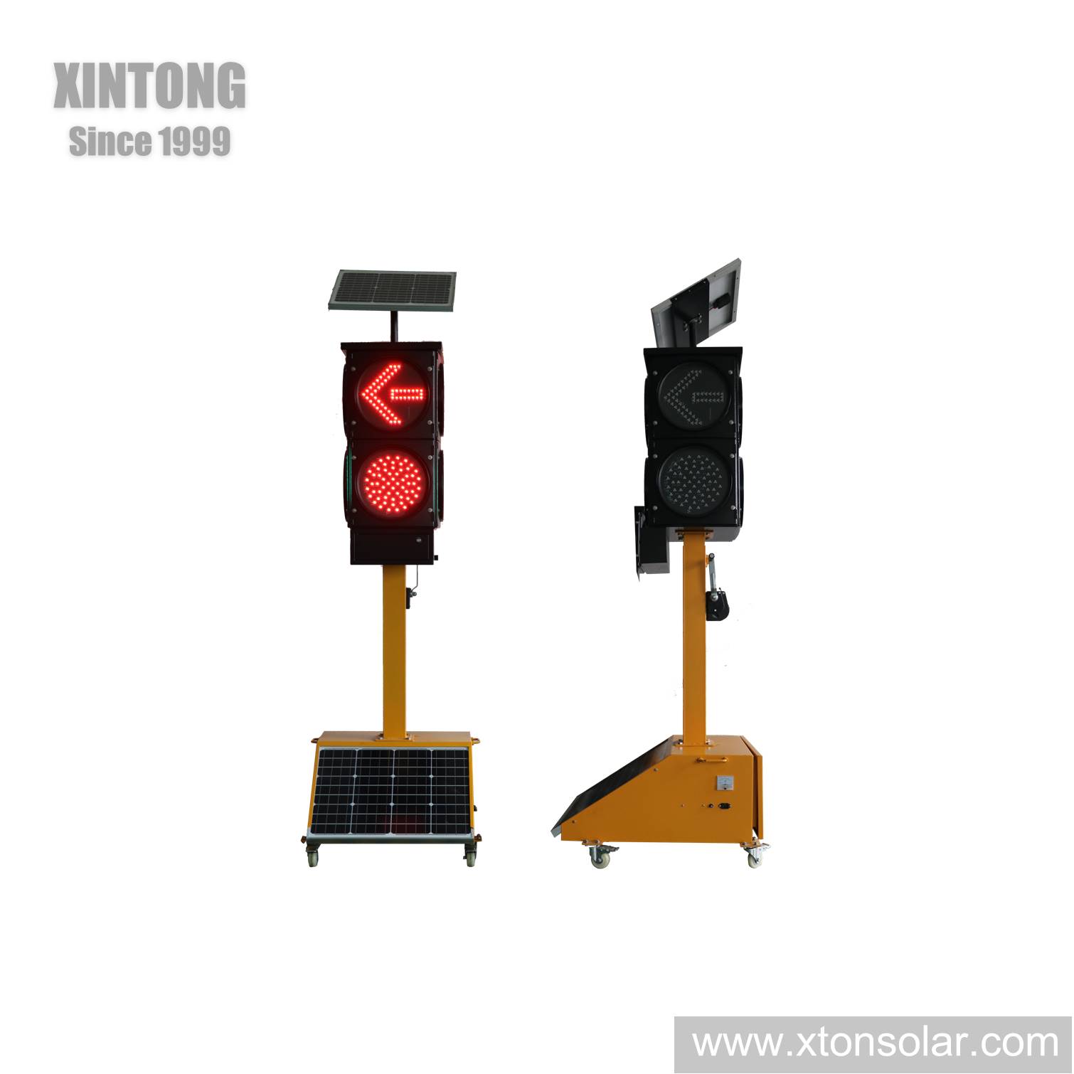 XINTONG Solar Portable Movable Traffic Light