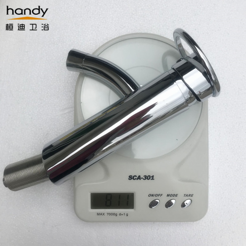 Round handle basin hot and cold water faucet