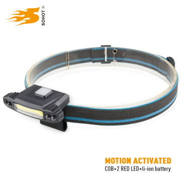 USB rechargeable clip-on hat light hands free cap light