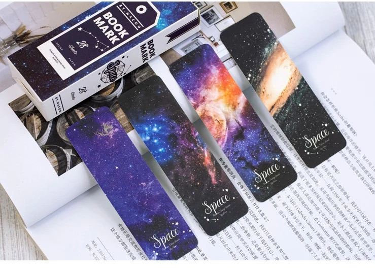 28PCS Per Set Retro Design Printed Paper Bookmark