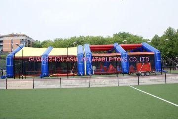 0.4mm Pvc Tarpaulin Detachable Inflatable Paintball Bunker Arena