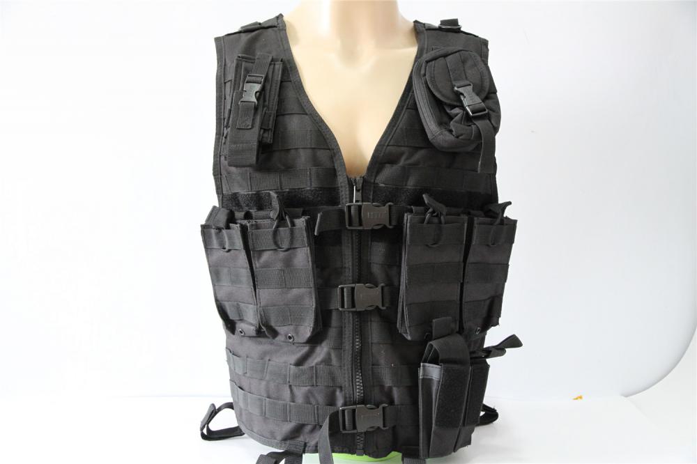 Black safety Tactical Vest