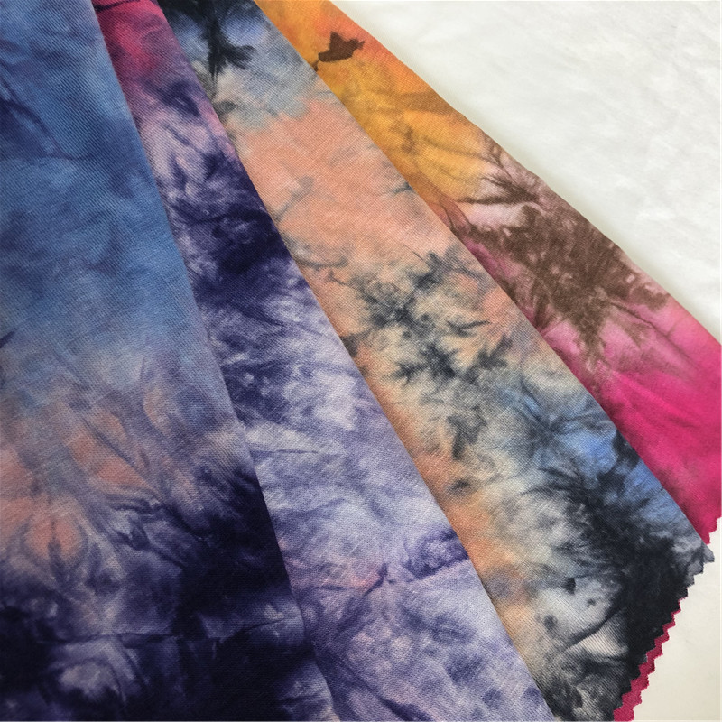 Colorful Tie Dye Soft Fabric