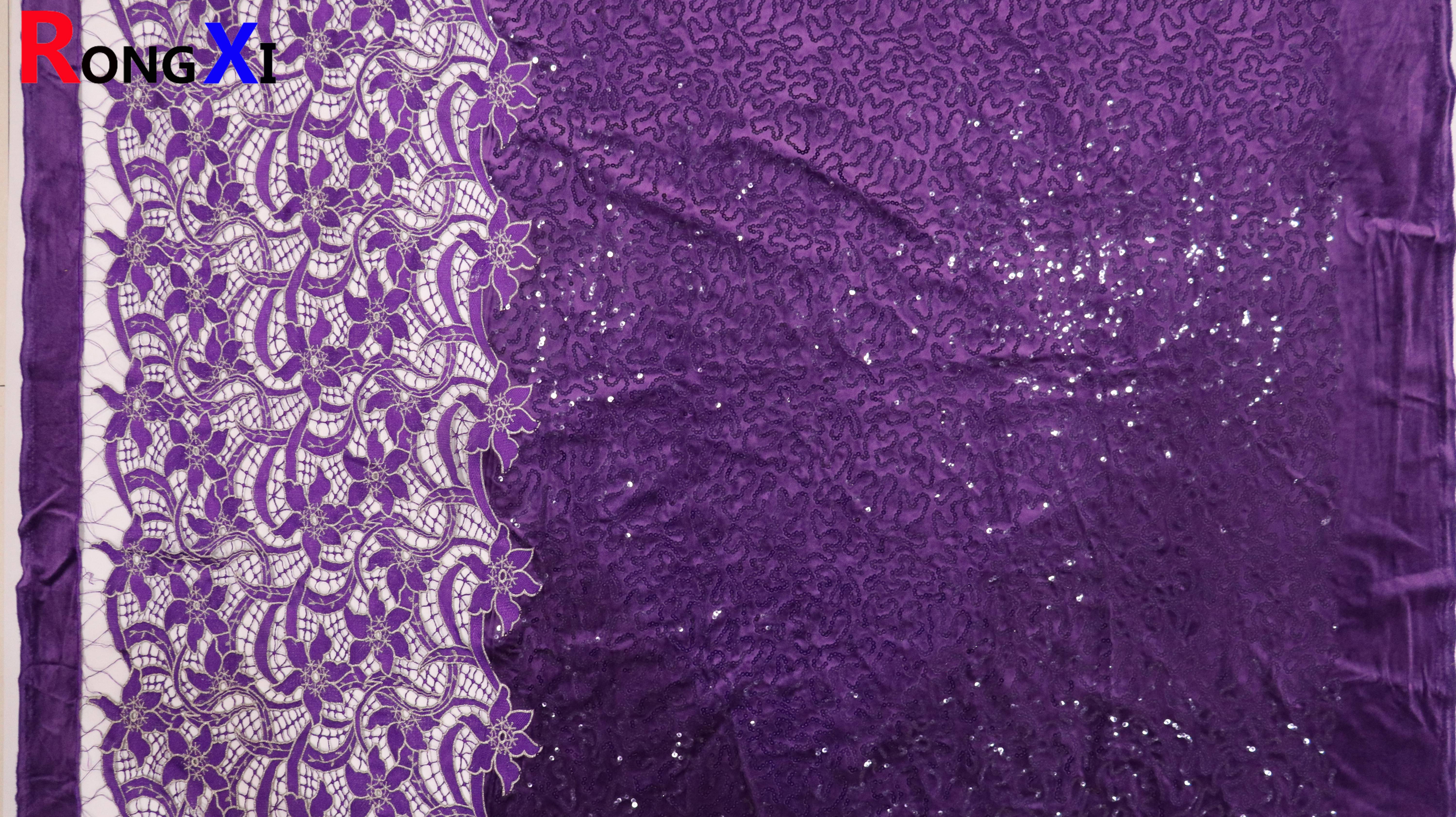 RXF1682 5mm Hot Selling Rainbow Sequins Embroidery For Wholesales