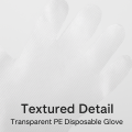 Food-Grade PE Disposable Service Gloves