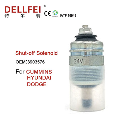 24V Stop Solenoid 3903576 For CUMMINS HYUNDAI DODGE