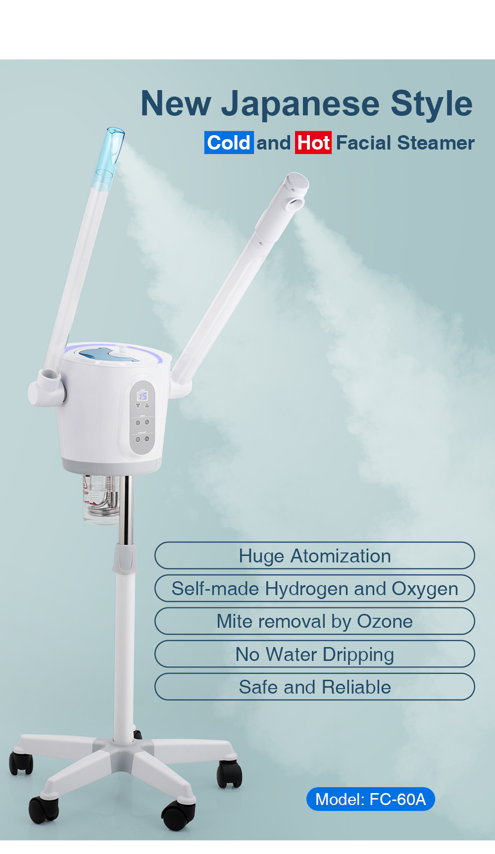 vaporizador facial de salón salon facial steamer