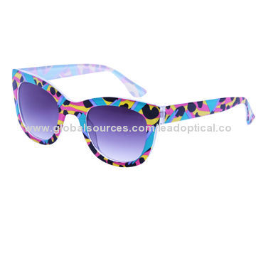Flower Transfer Cat Style Women's Sunglasses, 2014 New Design