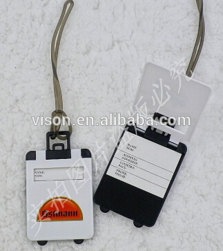 Fashion Design Waterproof Luggage Tag PVC Luggage Tag