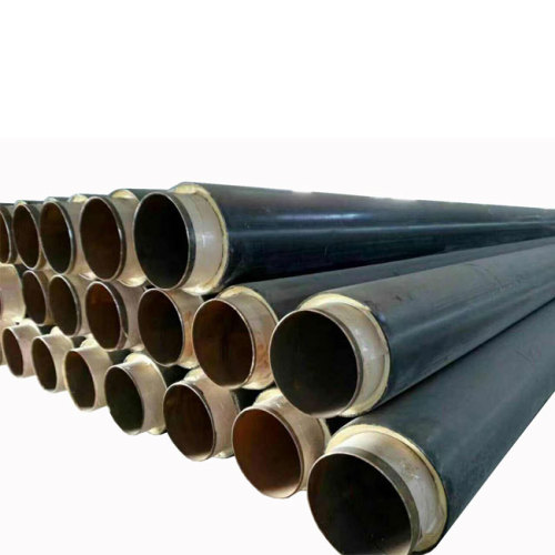 Black and Yellow Jacket Steam Insulation Line Pipe