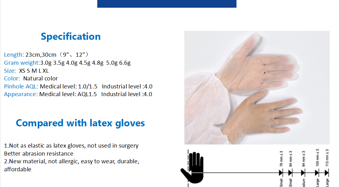 डिस्पोजेबल पीवीसी दस्ताने 2 disposable pvc gloves 2