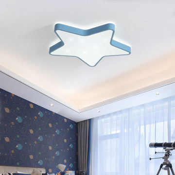 Dekoracyjne lampy sufitowe LEDER w kształcie gwiazdy