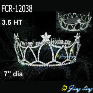 Rhinestone Star Shape Wholesale Full Round Pageant Crowns