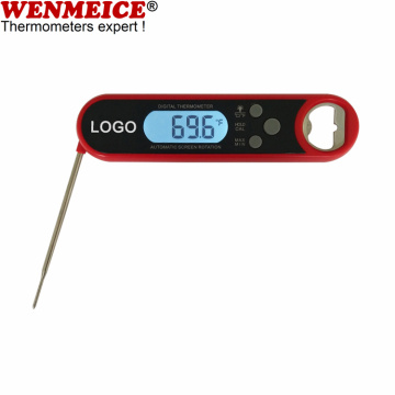 3 Seconds Ultra Fast Read Auto-rotation Display Meat Thermometer