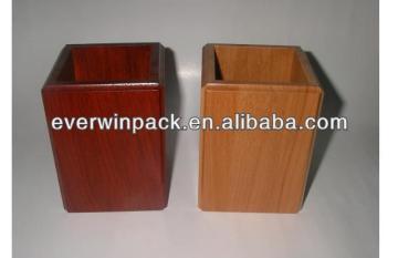 good quality wooden timber pen box/holder