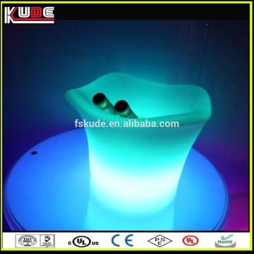 color changing LED plastic ice bucket with lids