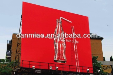 Large format advertising billboard poster