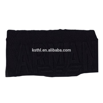 Black Embossed Microfiber Fabric for Garment