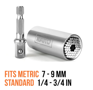 Universal Wrench Tool Kit with Individual Custom Packaging