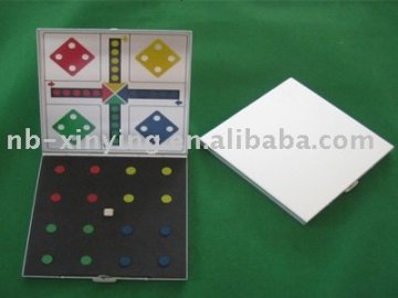 Aluminum Ludo Board Game with Magnetic for kids