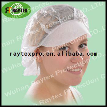 disposable polypropylene peak cap