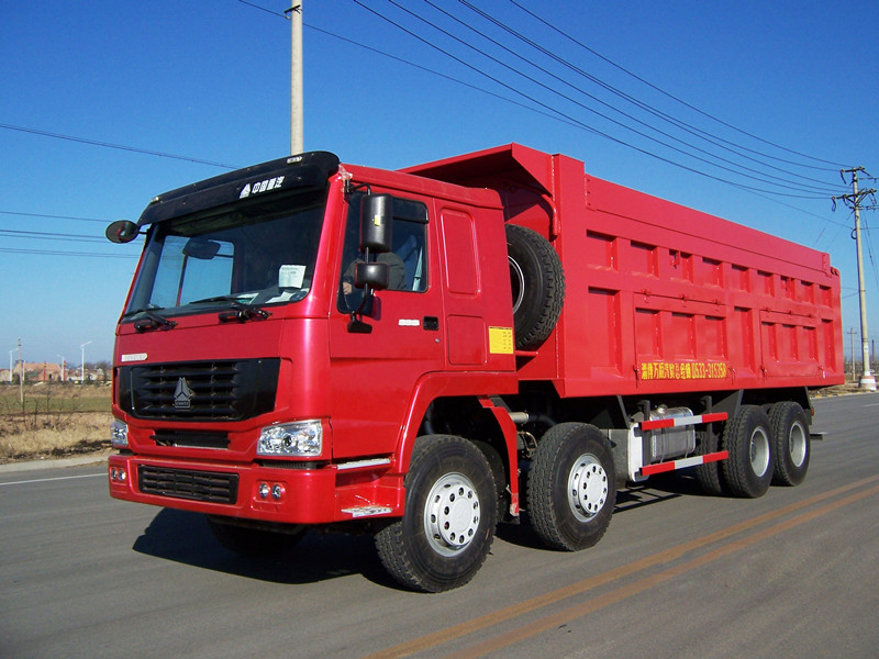 Howo truk 12 roda 50 ton dump truck