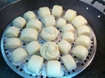 ready made dim sum milk steamed bread