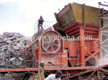 hard rock stone crushing machine