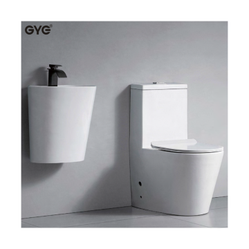 GYEt One Piece Toilet and Basin Sets - Cheap Bathroom WC Ceramic Sink Sets