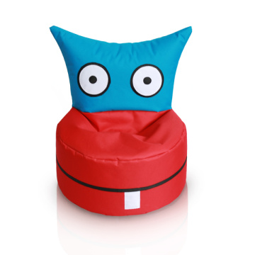 kids bean bag chair in owl shape