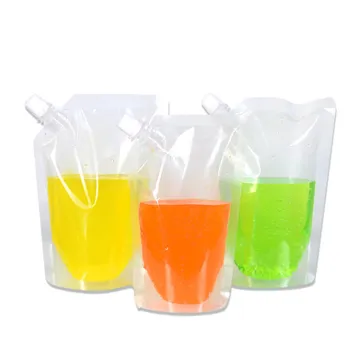 Custom Large Capacity Liquid Drink Stand Up Pouch with Spout - 5L/10L Collapsible Jelly Beer Packaging