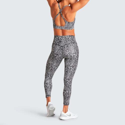 Kvinnor tryckt yoga set outfit