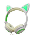 Auriculares con iluminación de oreja de gato para regalo de niños