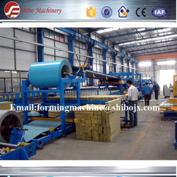 sandwich panel forming machine