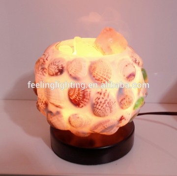 hot selling himalayan table lamps wood base with bulb