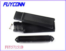 64 Pin Idc Plug Side Entry Centronics Connector With Plastic Cover