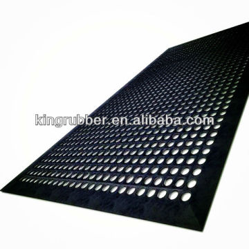 industrial rubber floor mat fluted rubber matting