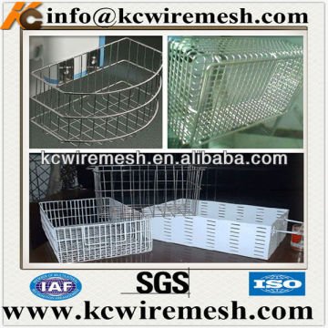 Metal wire fruit display basket