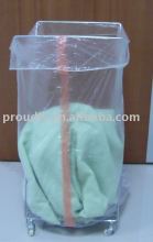 Disposable hospital laundry bag with PVA Stip