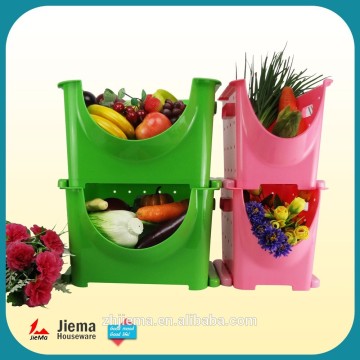 Factory price food grade materials kitchen plastic vegetable basket