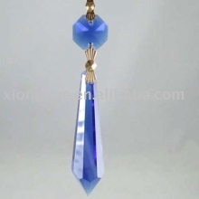 Crystal ceiling chandelier prism bead drop