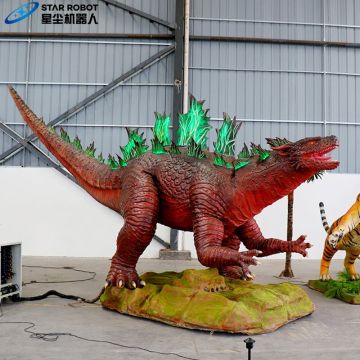 Model Godzilla yang bergerak realistis untuk ditampilkan