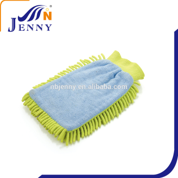 Microfiber chenille wash mitt duster car cleaning glove