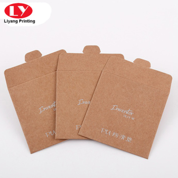Small Kraft Paper Envelope with Silver Logo