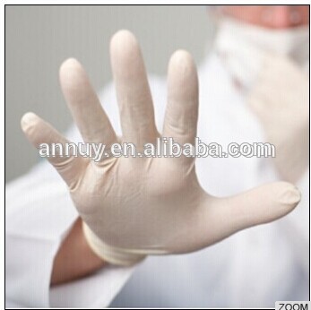 Latex surgery gloves lightly powder