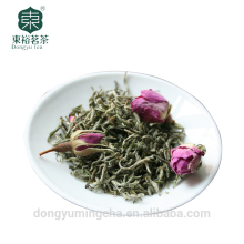 Chinese Fresh Rose Green Tea good taste gift box packing Flavored Tea