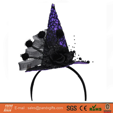 Mask Masquerade Purple Fancy Dress Flower Hairband