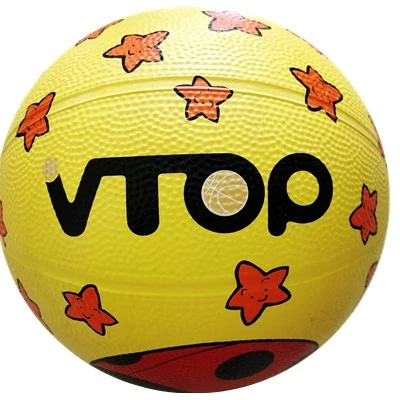 Star Style High Quality Rubber Basketball Toys