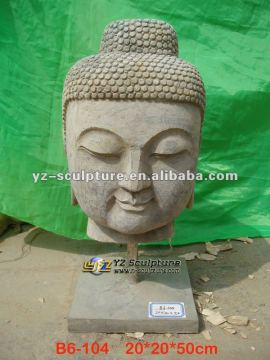 Antique Buddha Head / Classical Antique Stone Buddha Head Statues