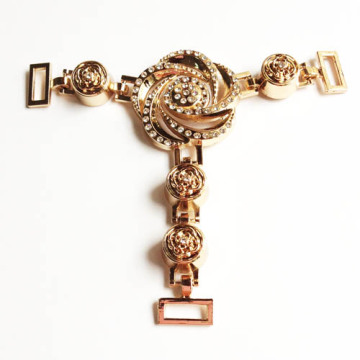 Flowers Design T-Strap Sandal Trims